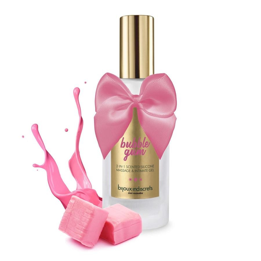 Gel intime et massage 2 en 1 bubble gum - Bijoux Indiscrets