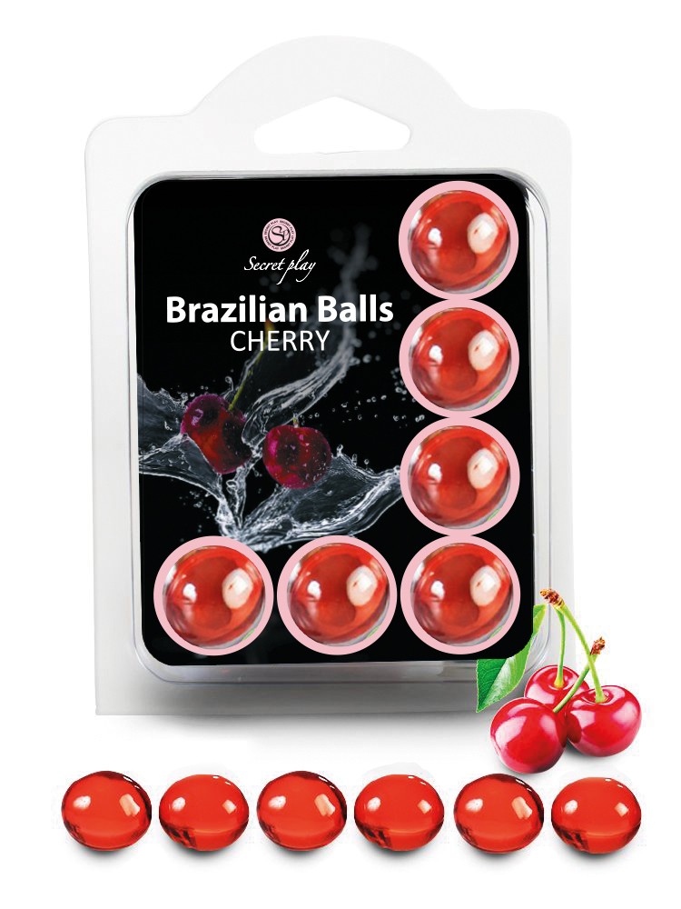 Brazilian Balls parfum cerise - lot de 6 billes de massage