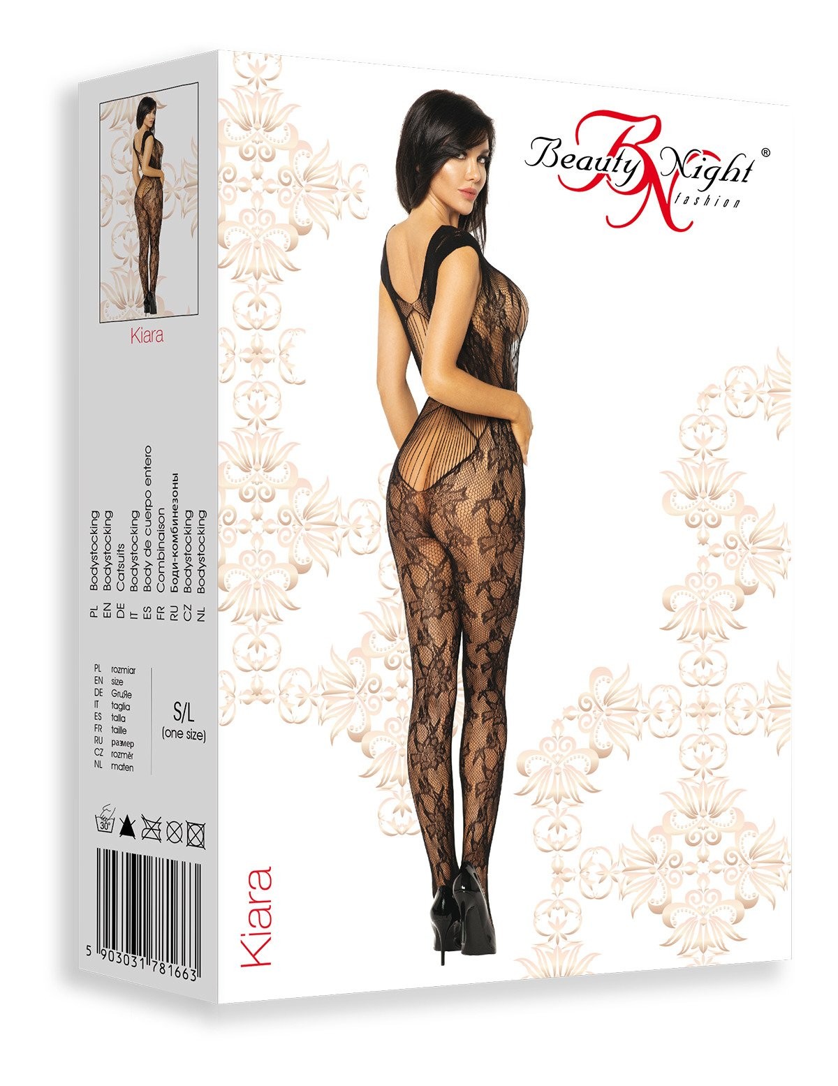 Bodystocking Kiara résille noire - Beauty Night – Image 4
