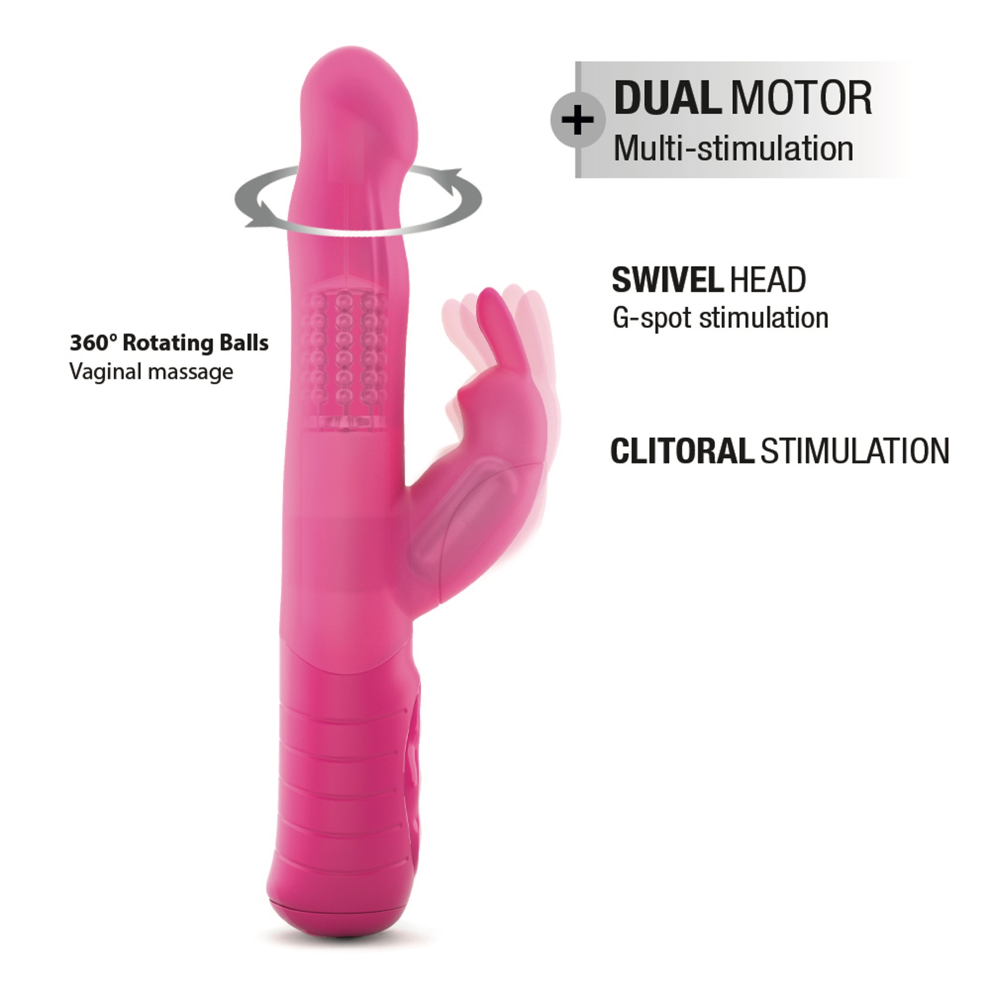 Vibromasseur rabbit rechargeable Baby 2.0 - Dorcel – Image 4
