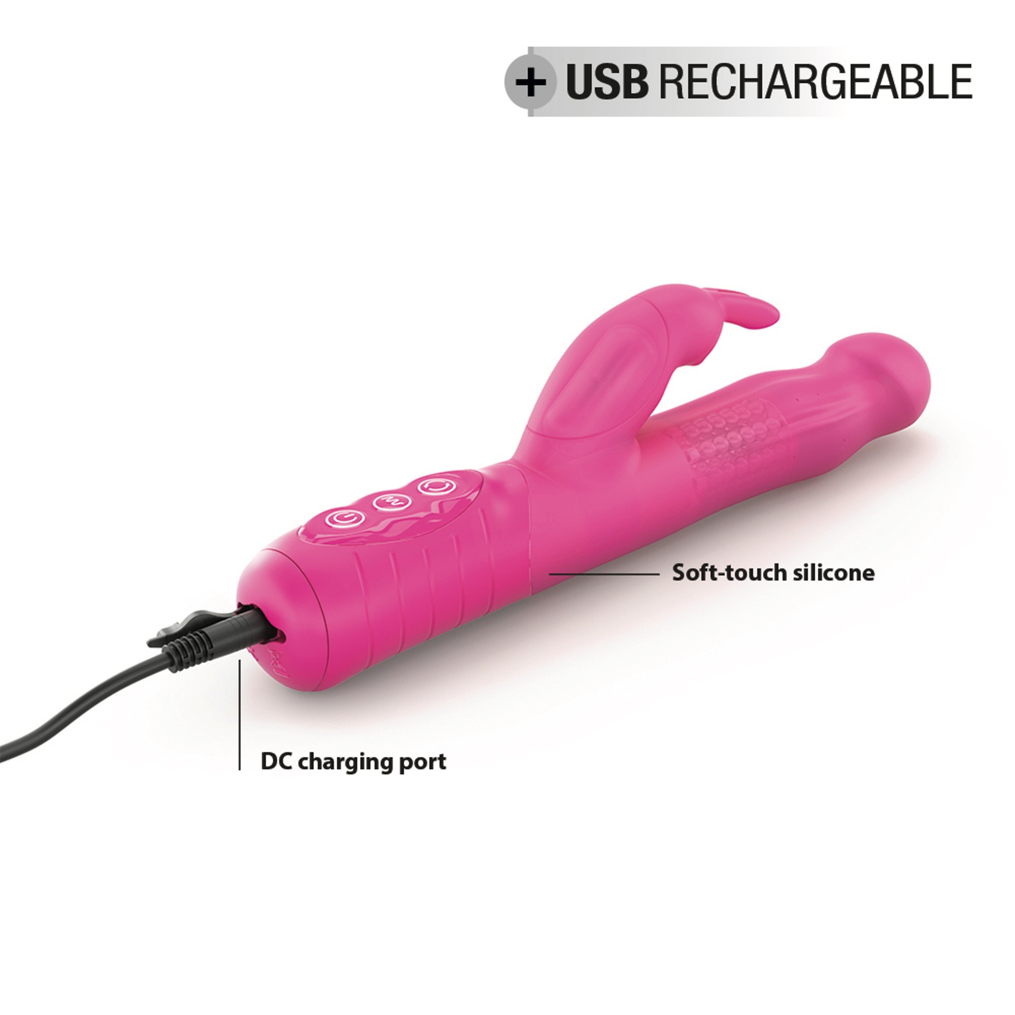 Vibromasseur rabbit rechargeable Baby 2.0 - Dorcel – Image 6