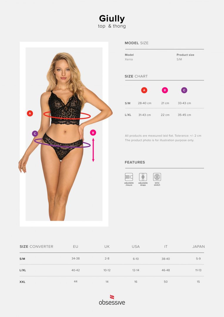 Ensemble lingerie léopard Guilly en tulle - Obsessive – Image 7