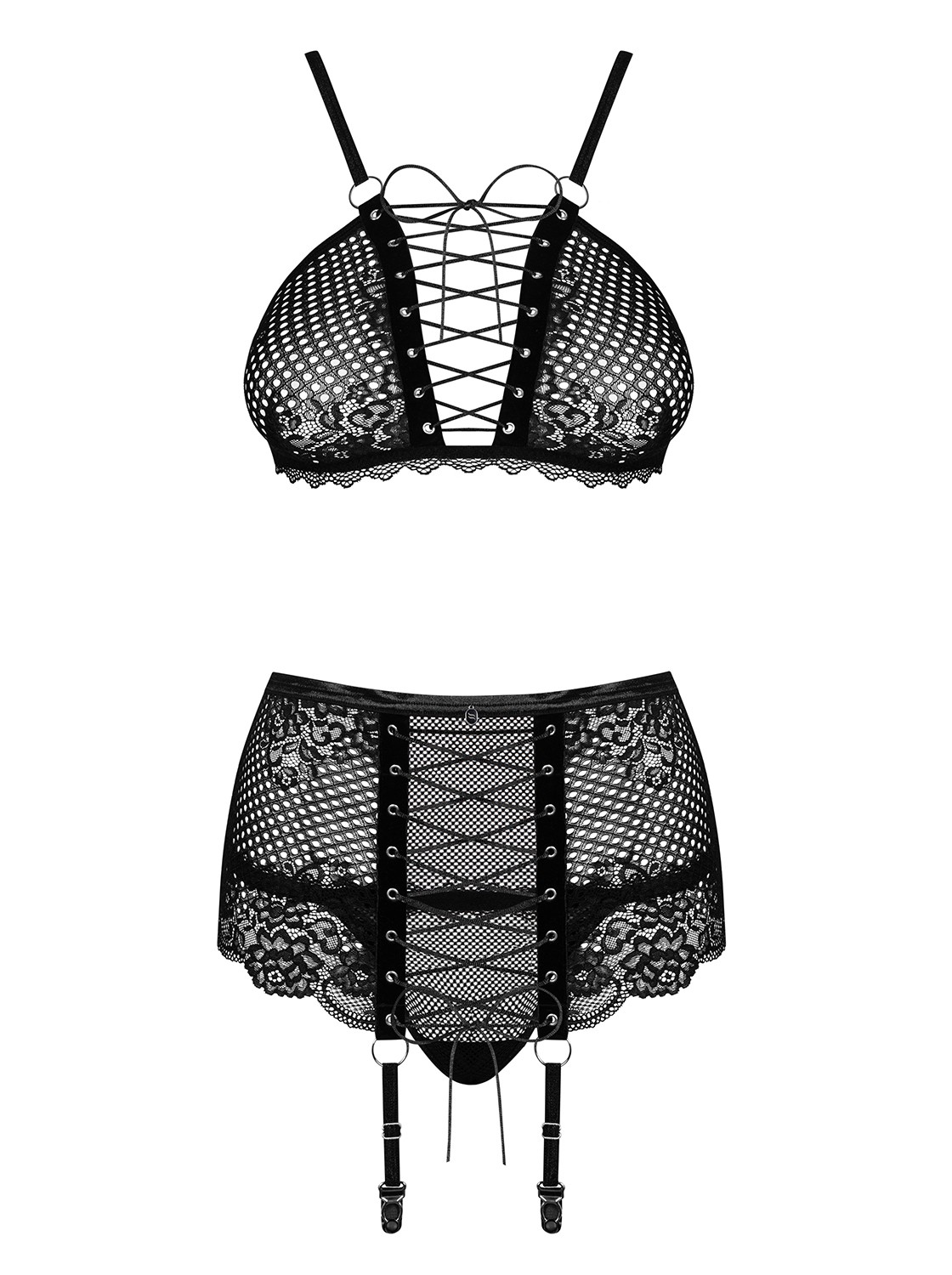 Ensemble lingerie 3 pièces lacé Basitta - Obsessive – Image 7