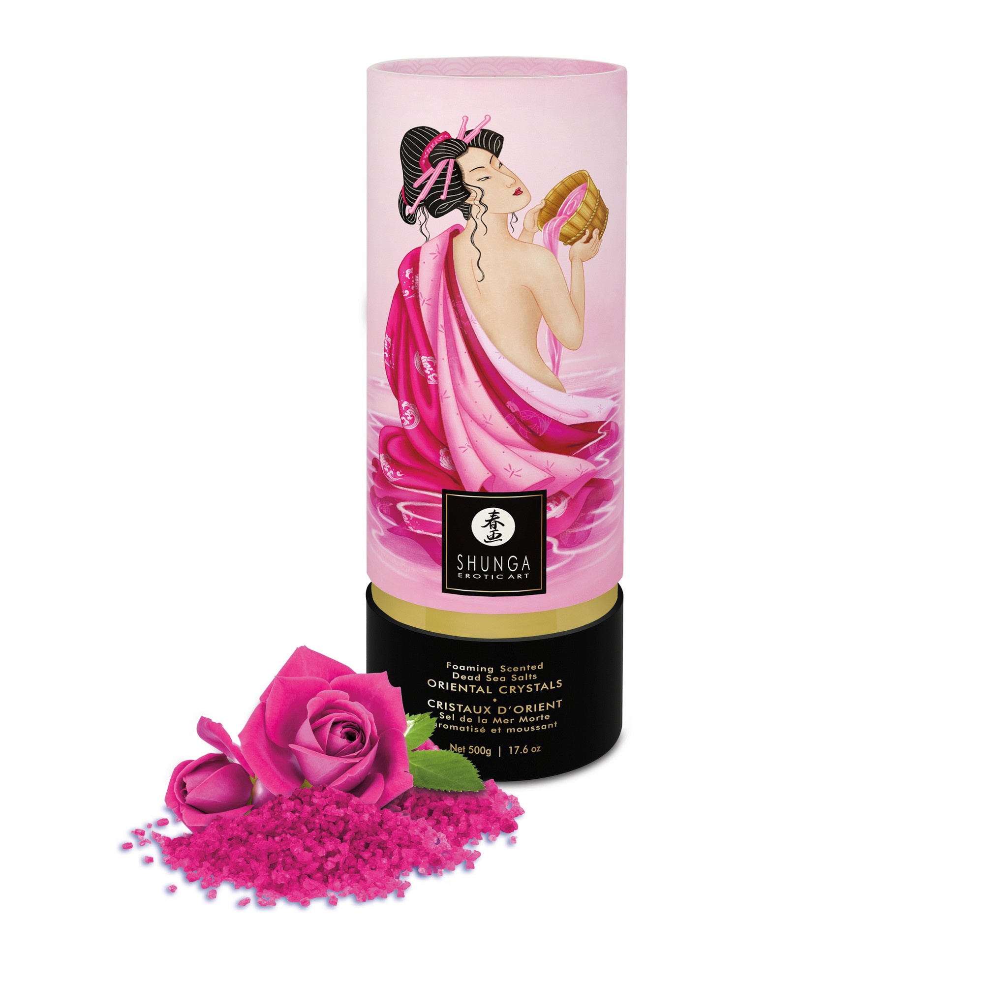 Sel de bain moussant aphrodisiaque Cristaux d'Orient - Shunga