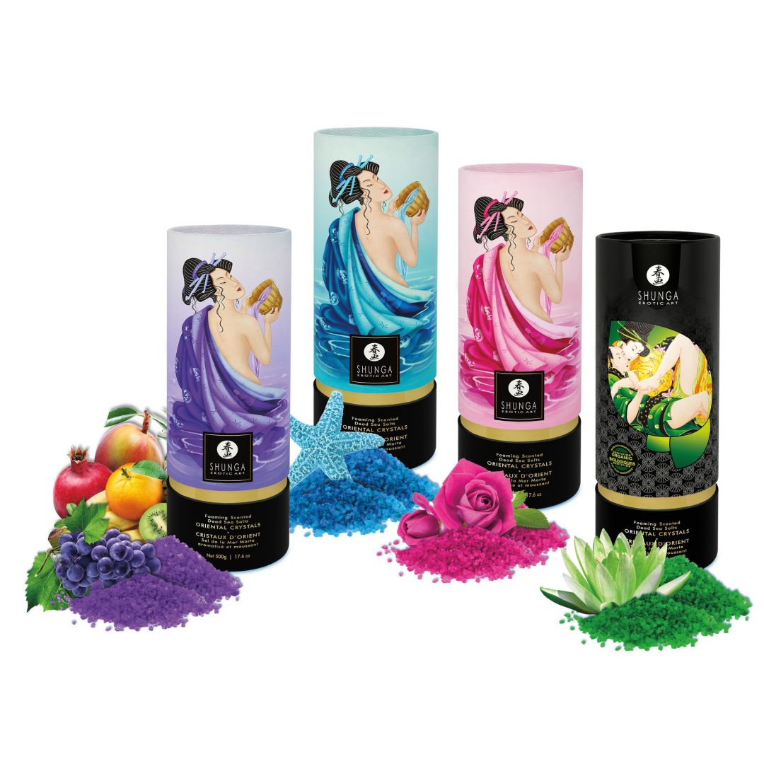 Sel de bain moussant aphrodisiaque Cristaux d'Orient - Shunga – Image 5