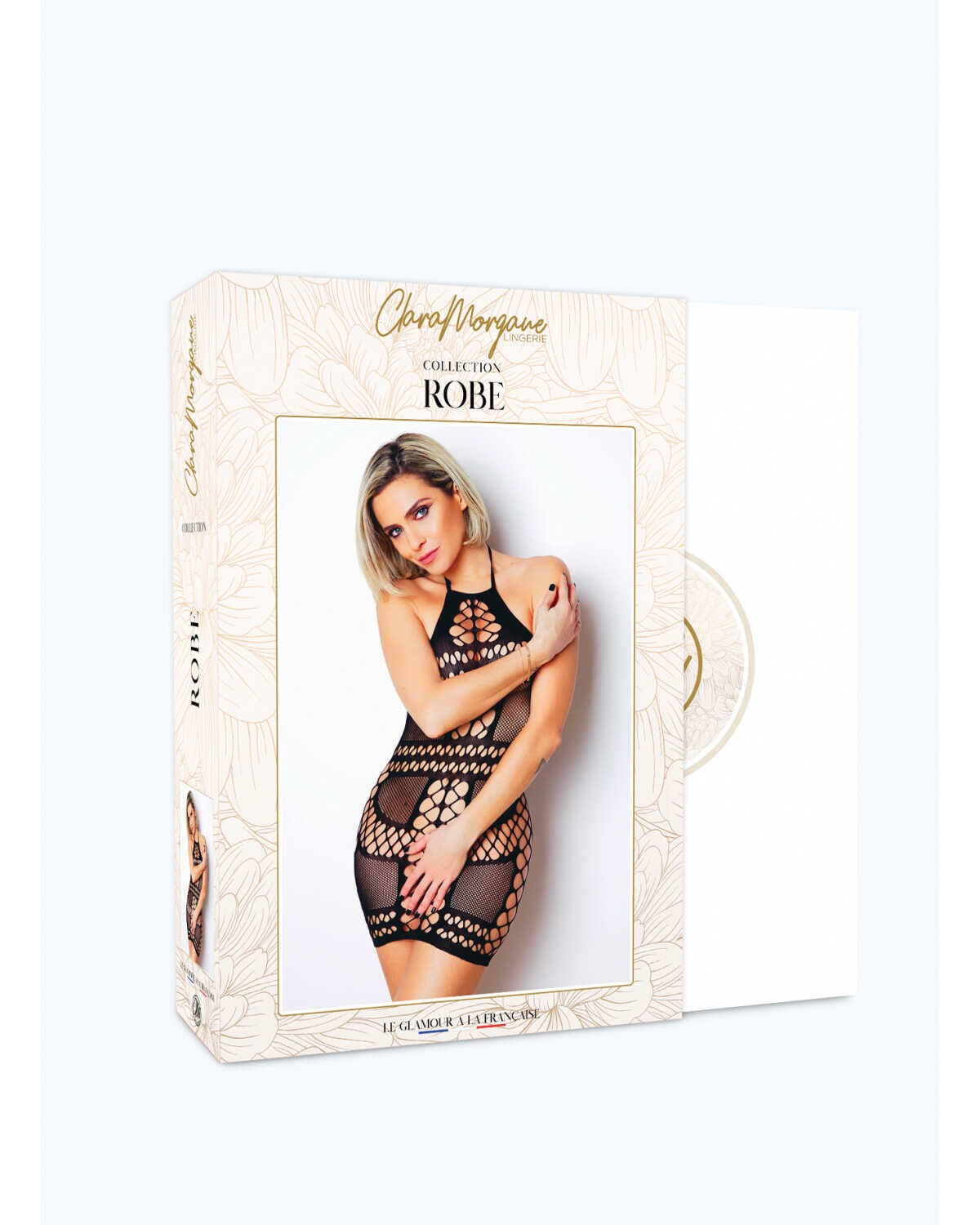 Robe sexy ajourée effet seconde peau - Clara Morgane – Image 3