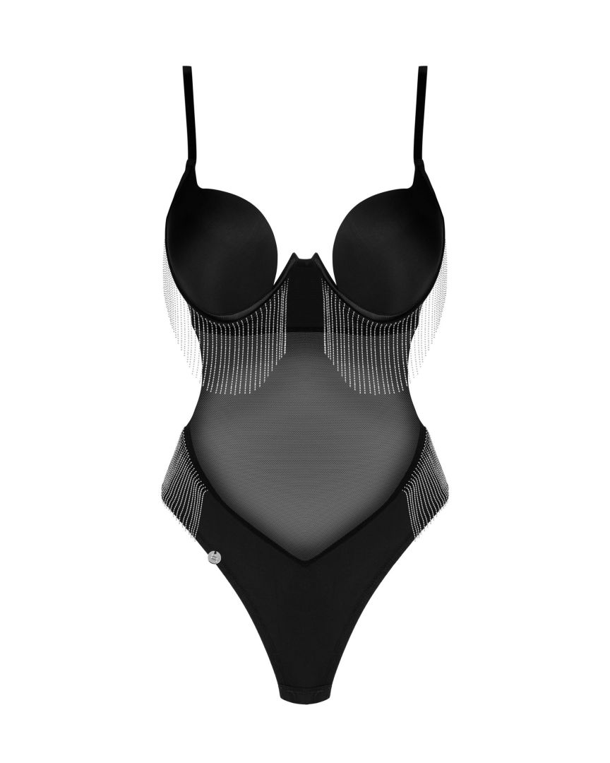 Body en maille orné de perles Milladis - Obsessive – Image 7