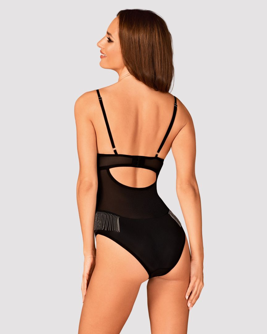 Body en maille orné de perles Milladis - Obsessive – Image 4
