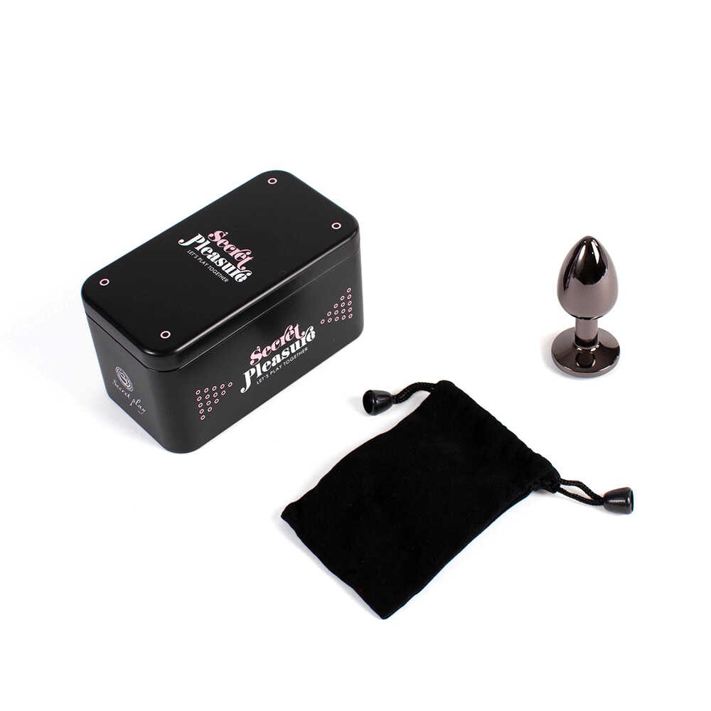 Plug anal en aluminium avec bijou - Secret Play – Image 2