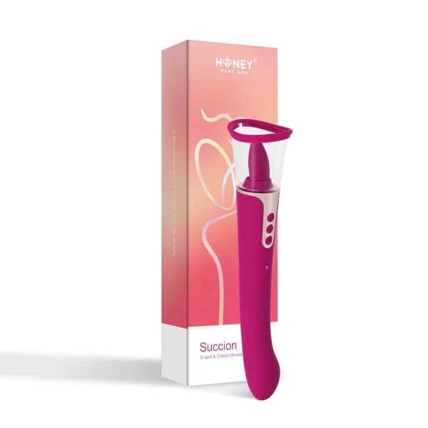 Vibromasseur clitoridien 3 en 1 à succion et léchage - Honey Play Box