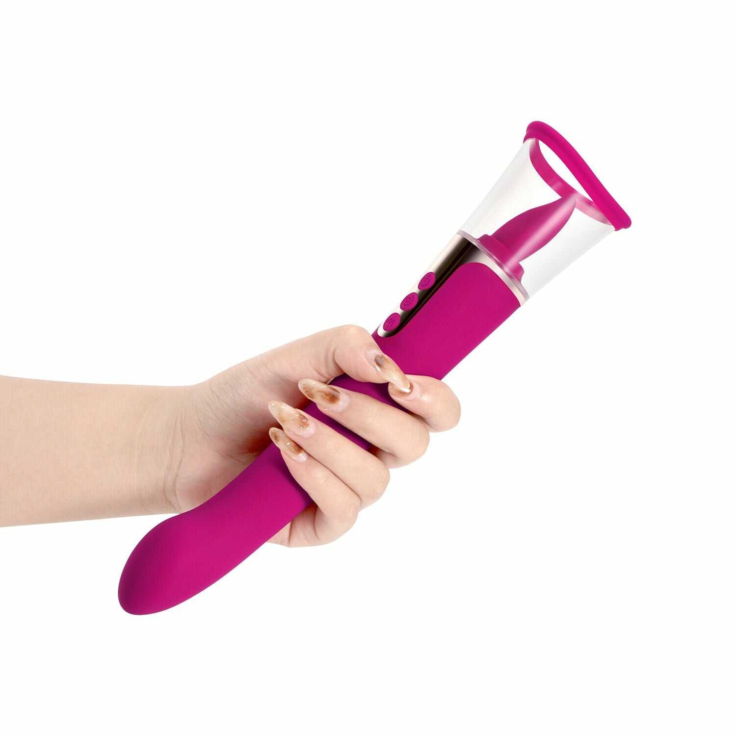 Vibromasseur clitoridien 3 en 1 à succion et léchage - Honey Play Box – Image 4