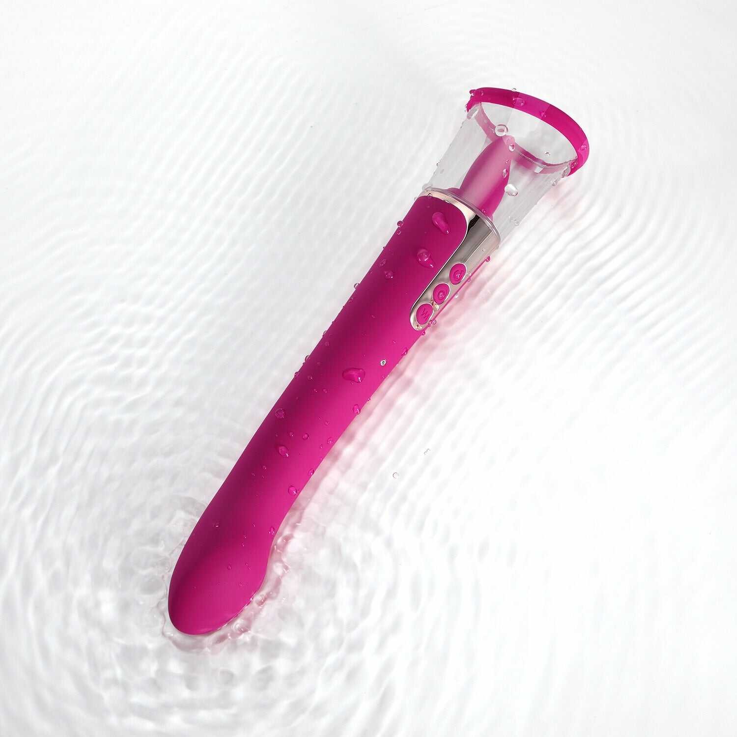 Vibromasseur clitoridien 3 en 1 à succion et léchage - Honey Play Box – Image 5
