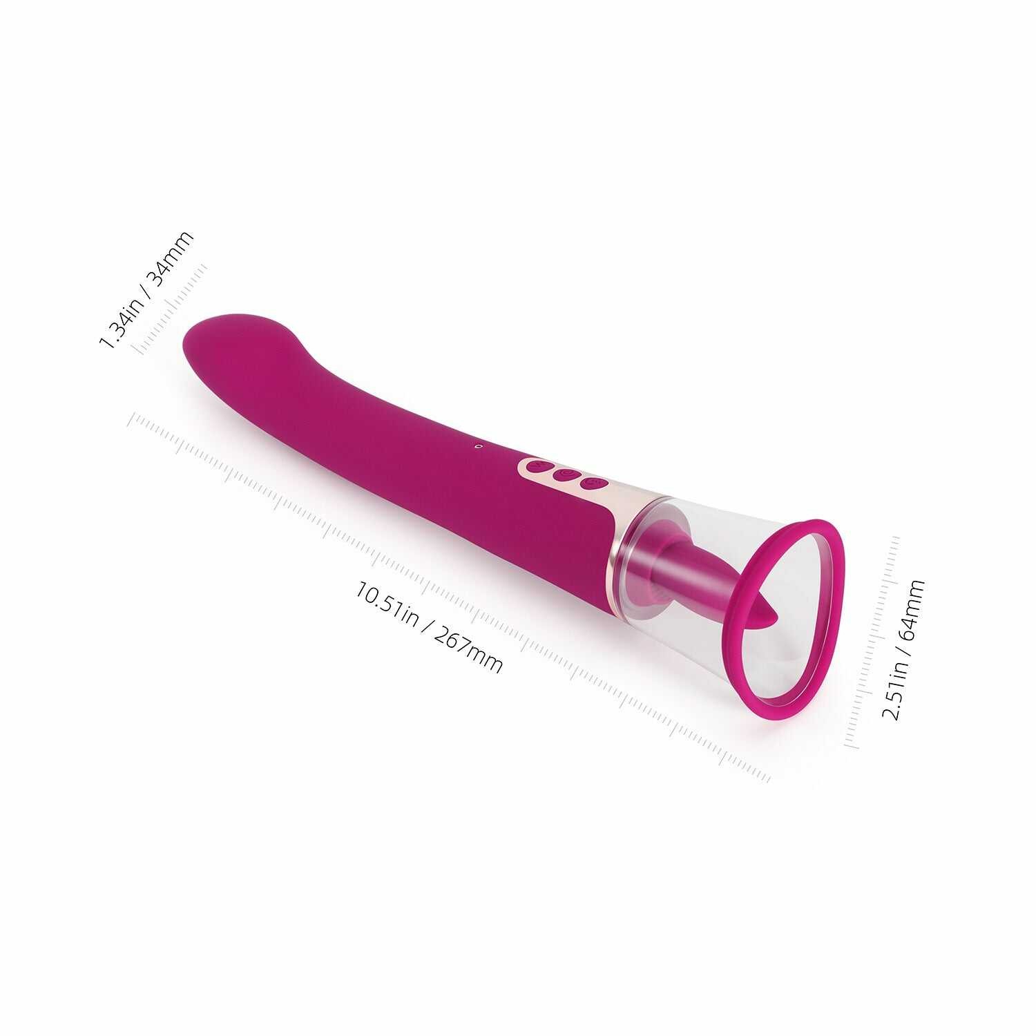 Vibromasseur clitoridien 3 en 1 à succion et léchage - Honey Play Box – Image 6