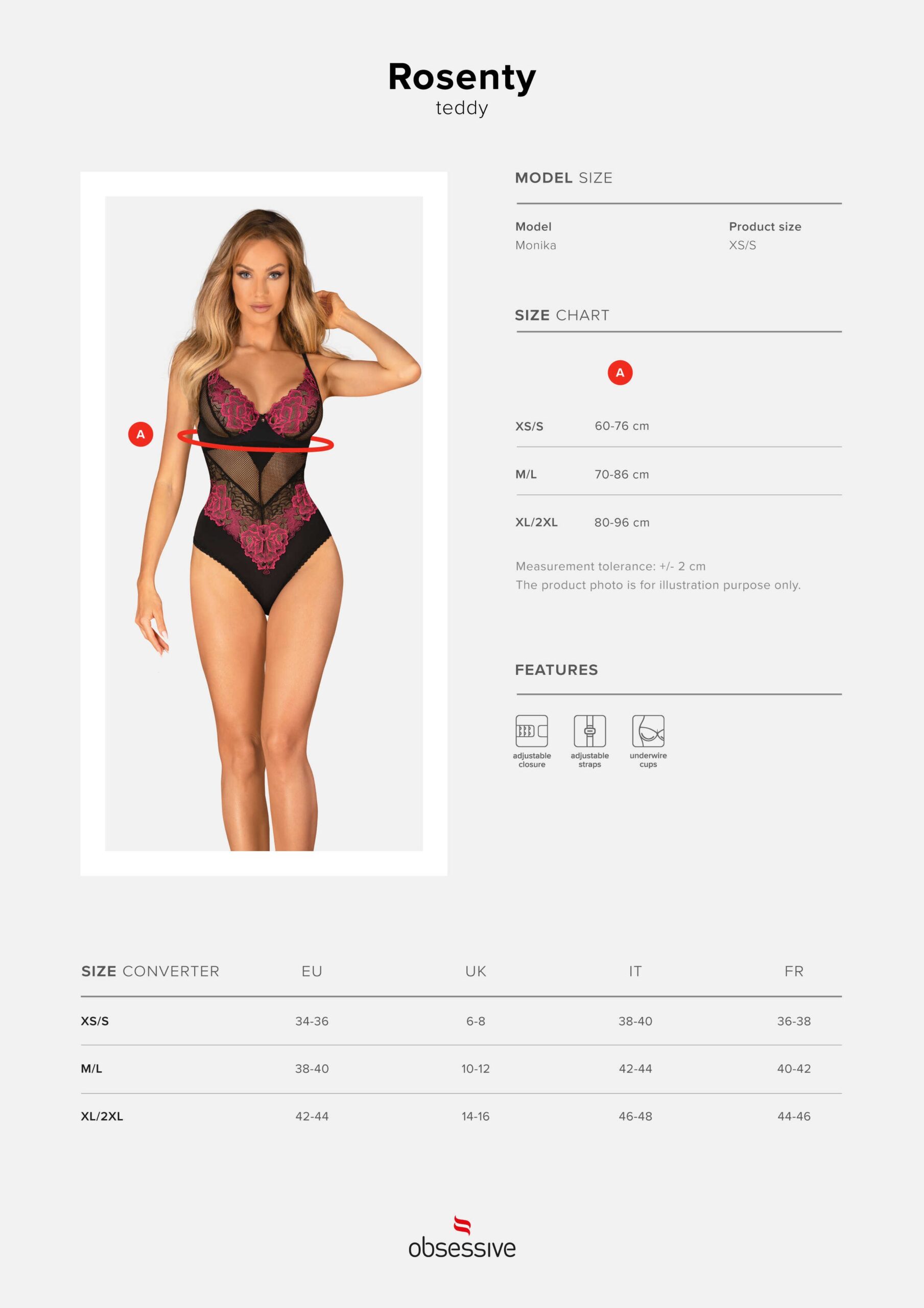 Body dentelle florale Rosenty - Obsessive – Image 9