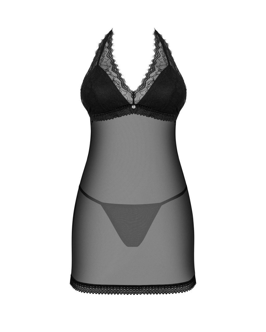 Nuisette transparente avec string Medilla - Obsessive – Image 7