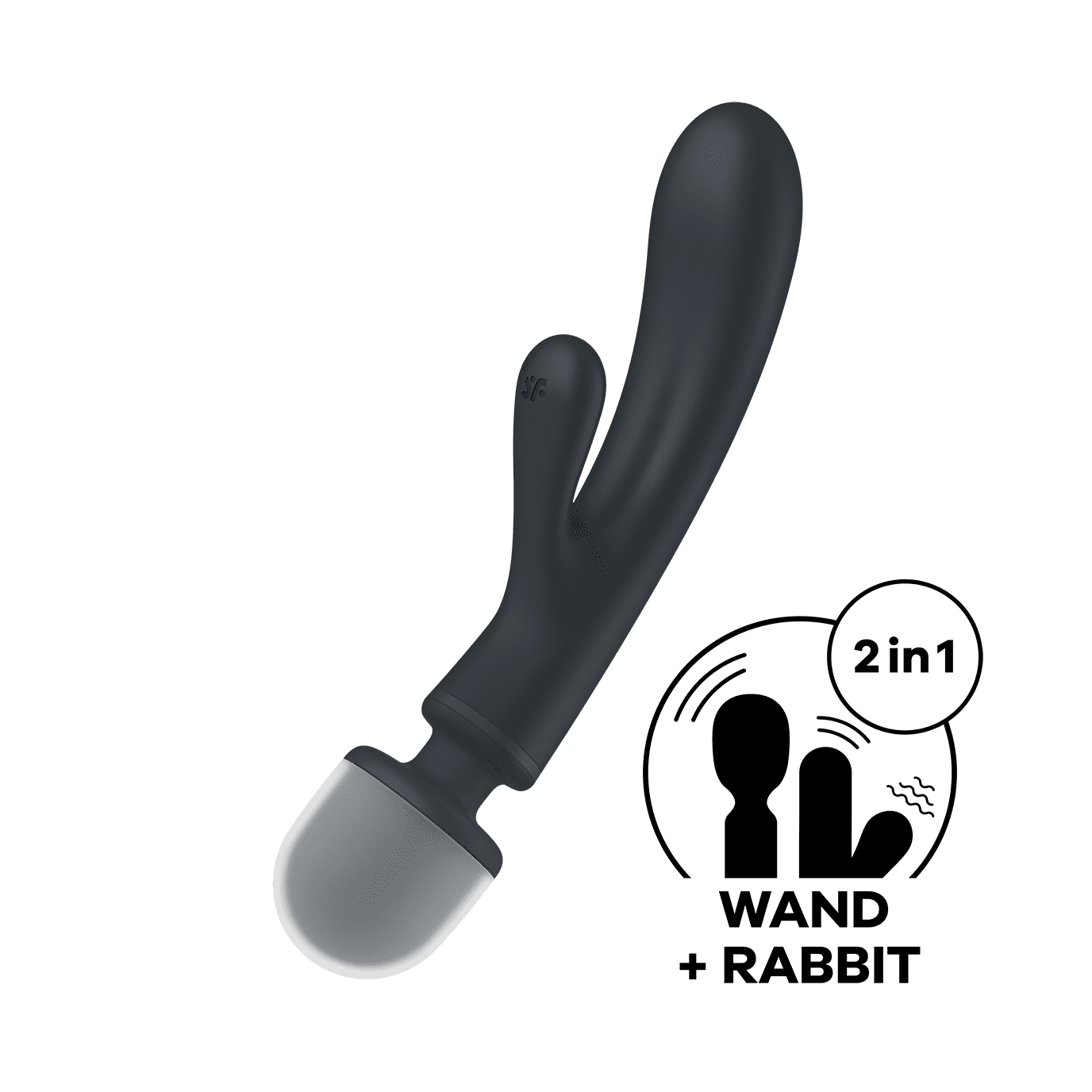Vibromasseur rabbit et wand Triple Lover - Satisfyer