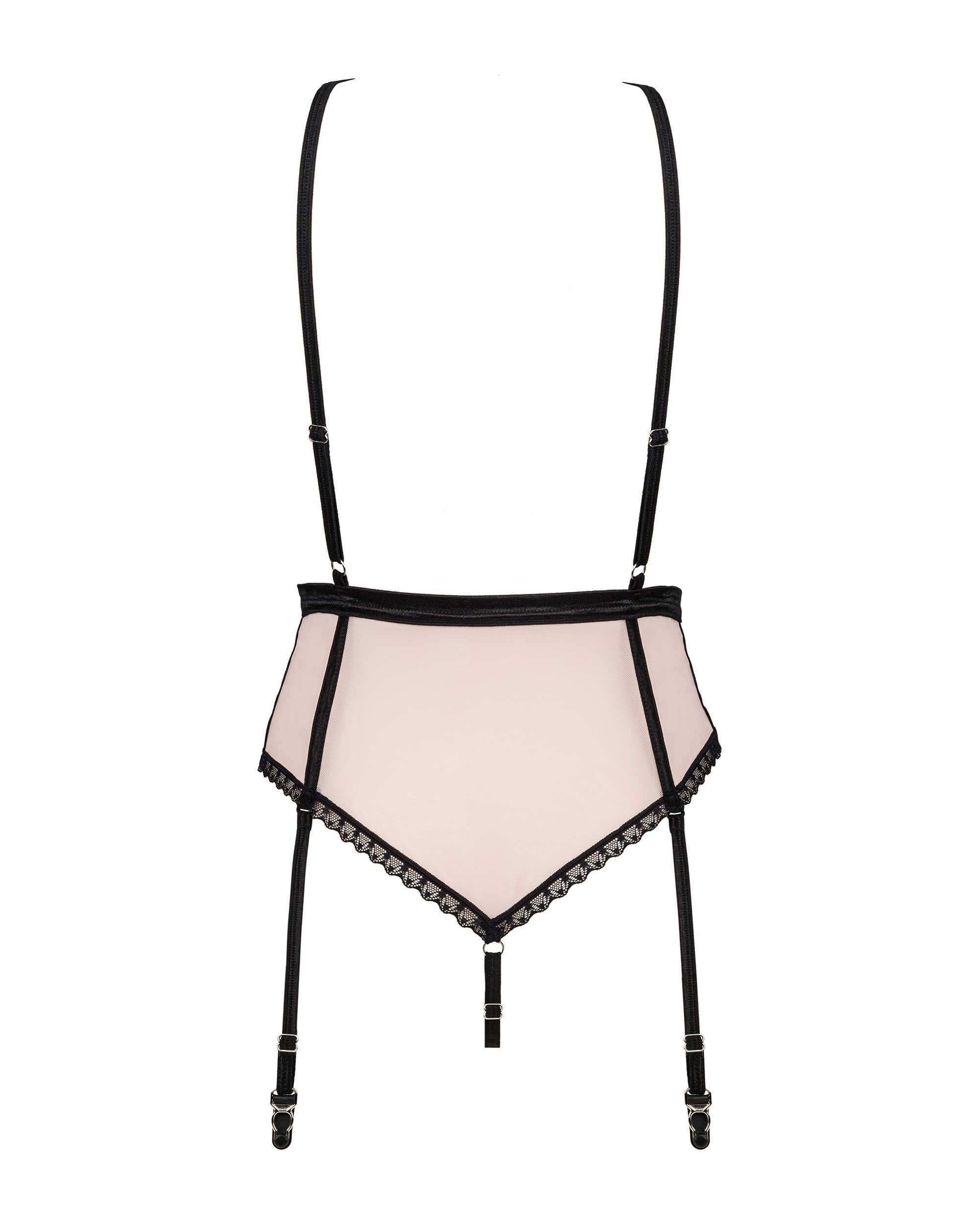 Body dentelle florale avec porte-jarretelles Lilines - Obsessive – Image 6