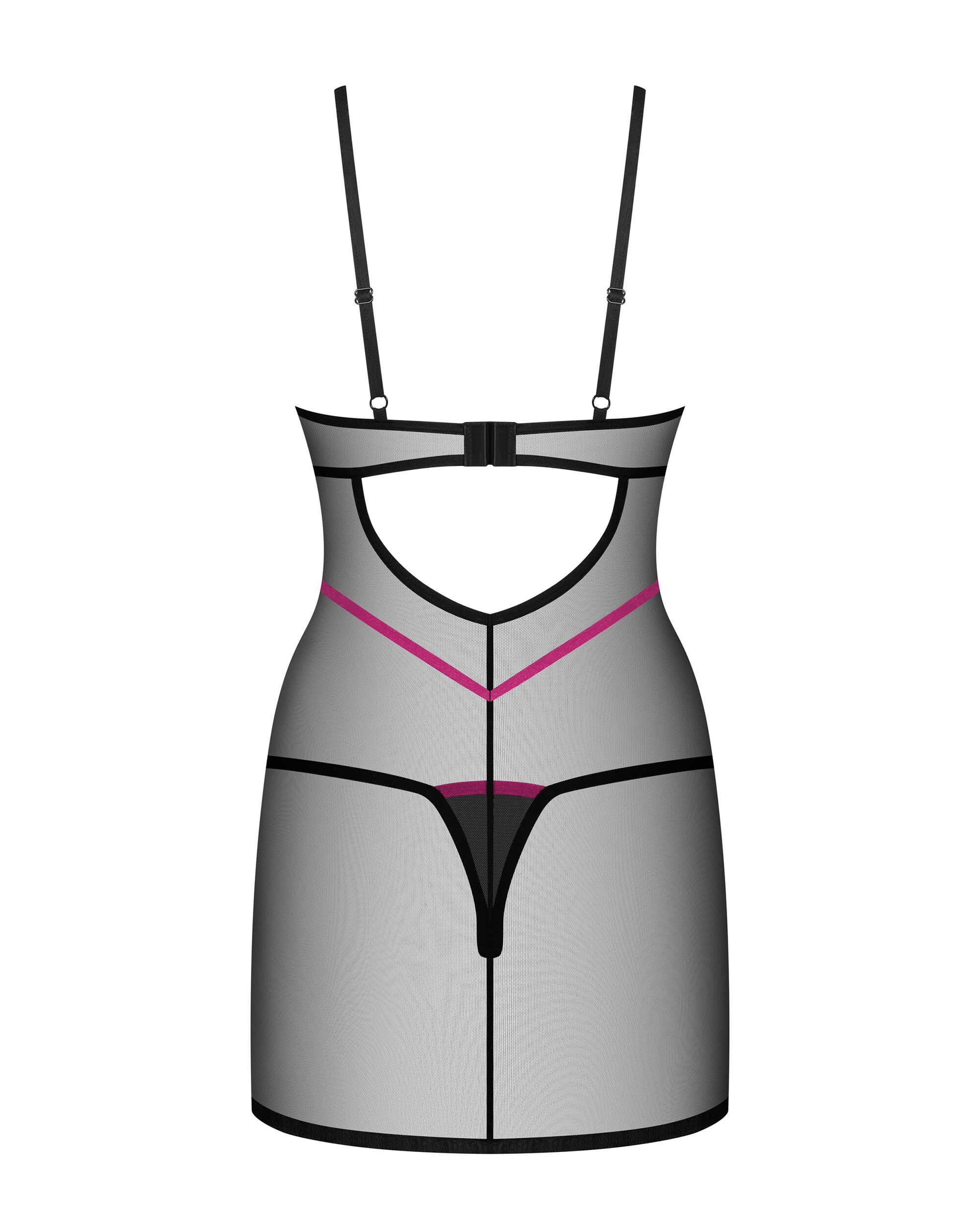 Nuisette transparente et string Novenes - Obsessive – Image 6