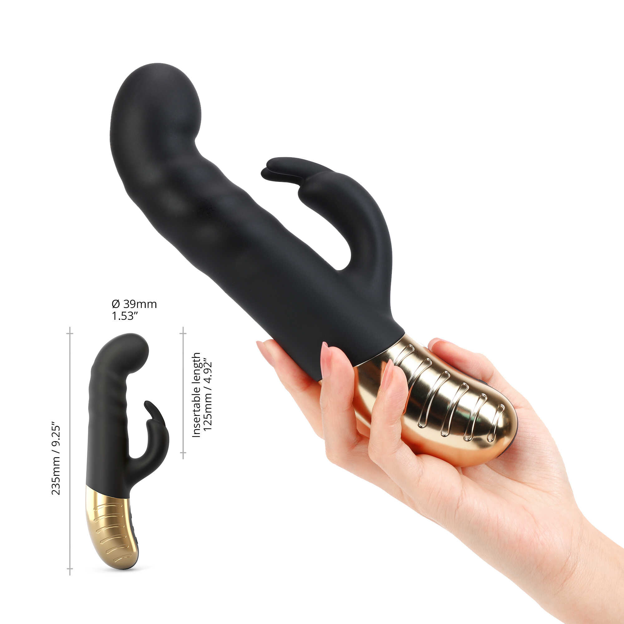 Vibromasseur rabbit G-Stormer avec va-et-vient - Dorcel – Image 5