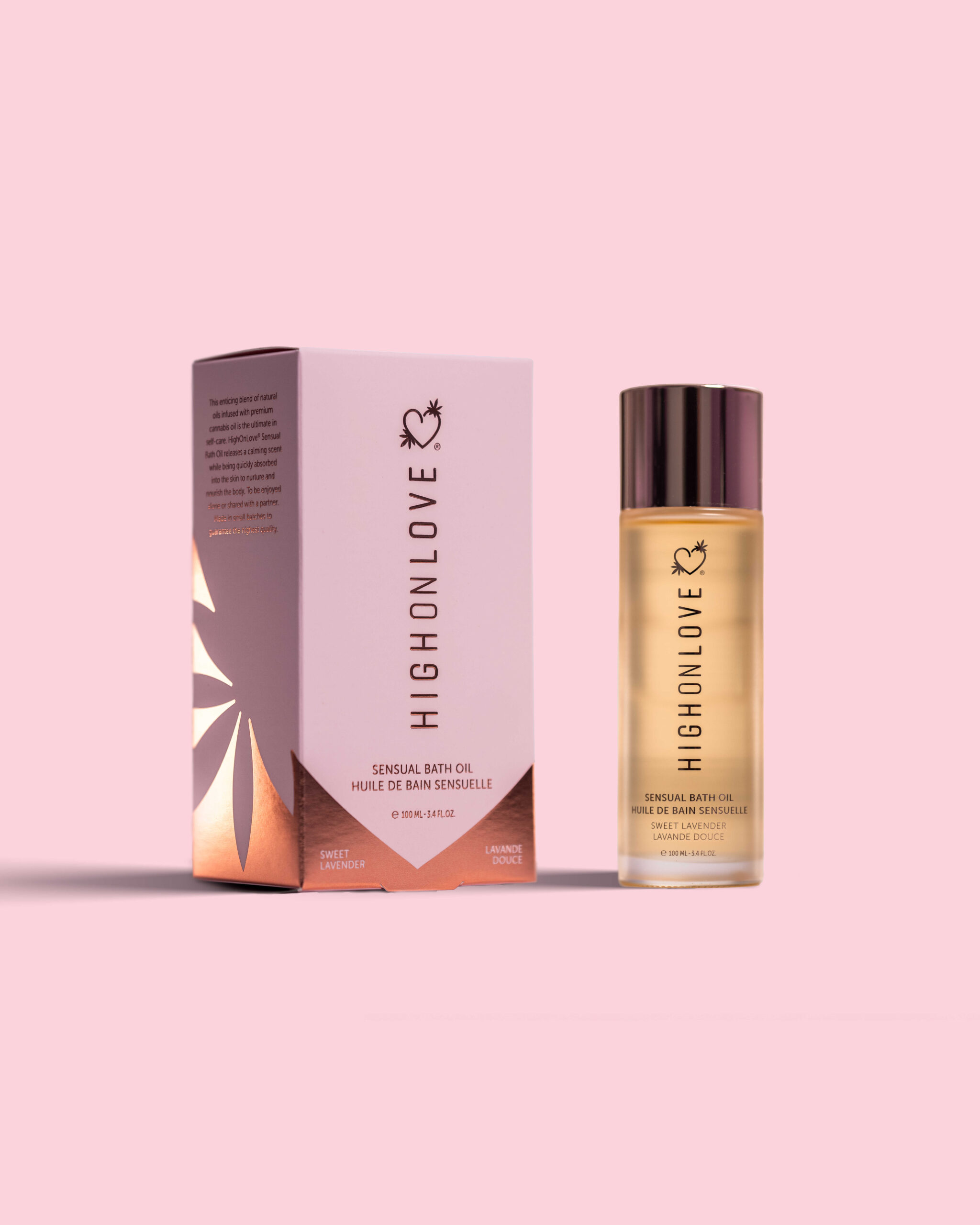 Huile de bain sensuelle à la lavande douce 100 ml - High On Love – Image 9