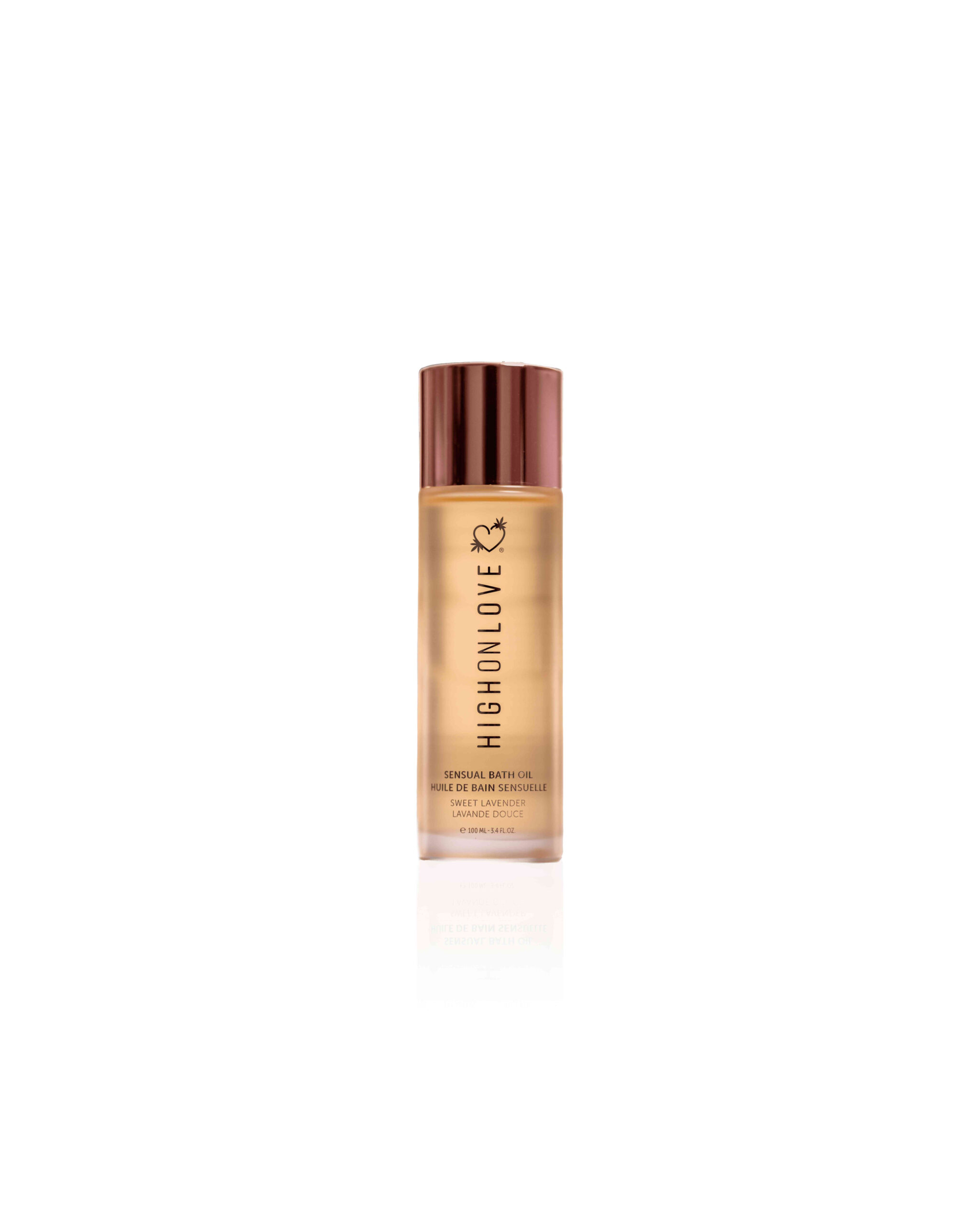 Huile de bain sensuelle à la lavande douce 100 ml - High On Love – Image 2