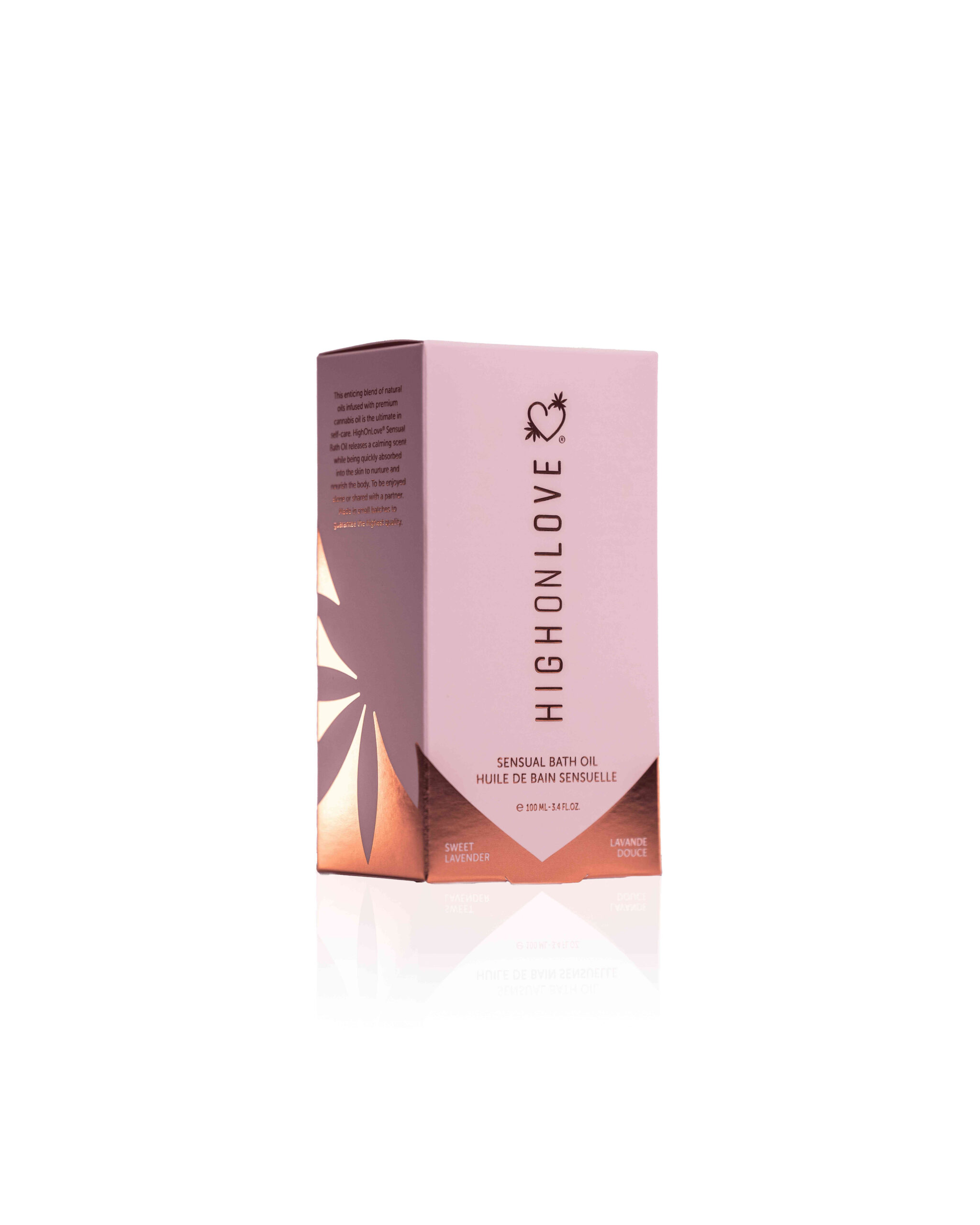 Huile de bain sensuelle à la lavande douce 100 ml - High On Love – Image 3