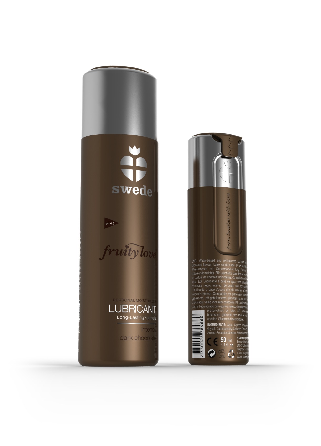 Lubrifiant comestible chocolat noir 100 ml - Swede – Image 2