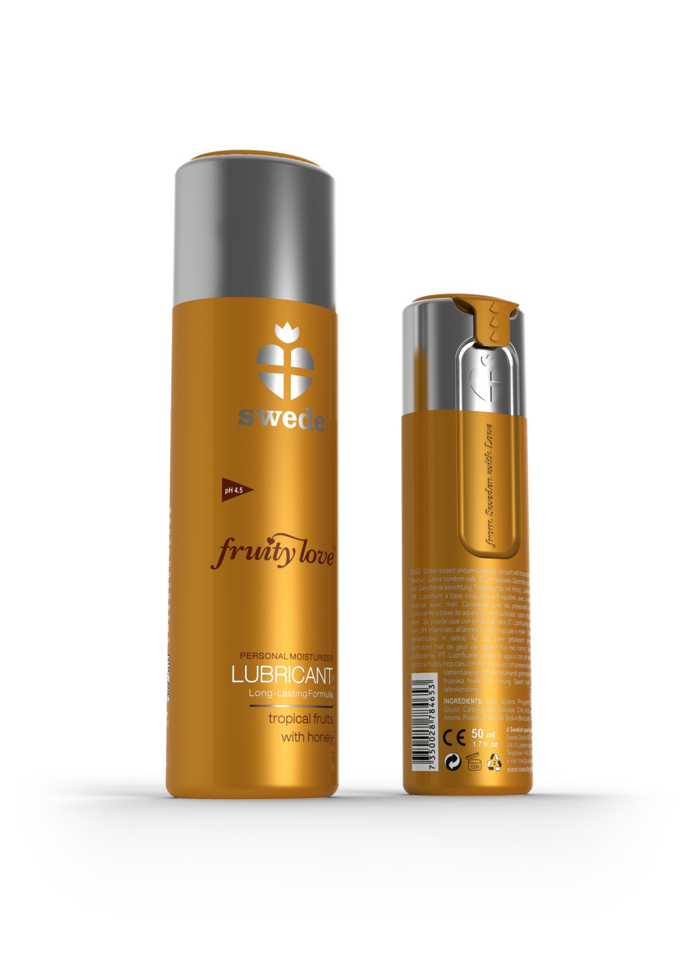 Lubrifiant comestible fruits exotiques et miel 50 ml - Swede – Image 2