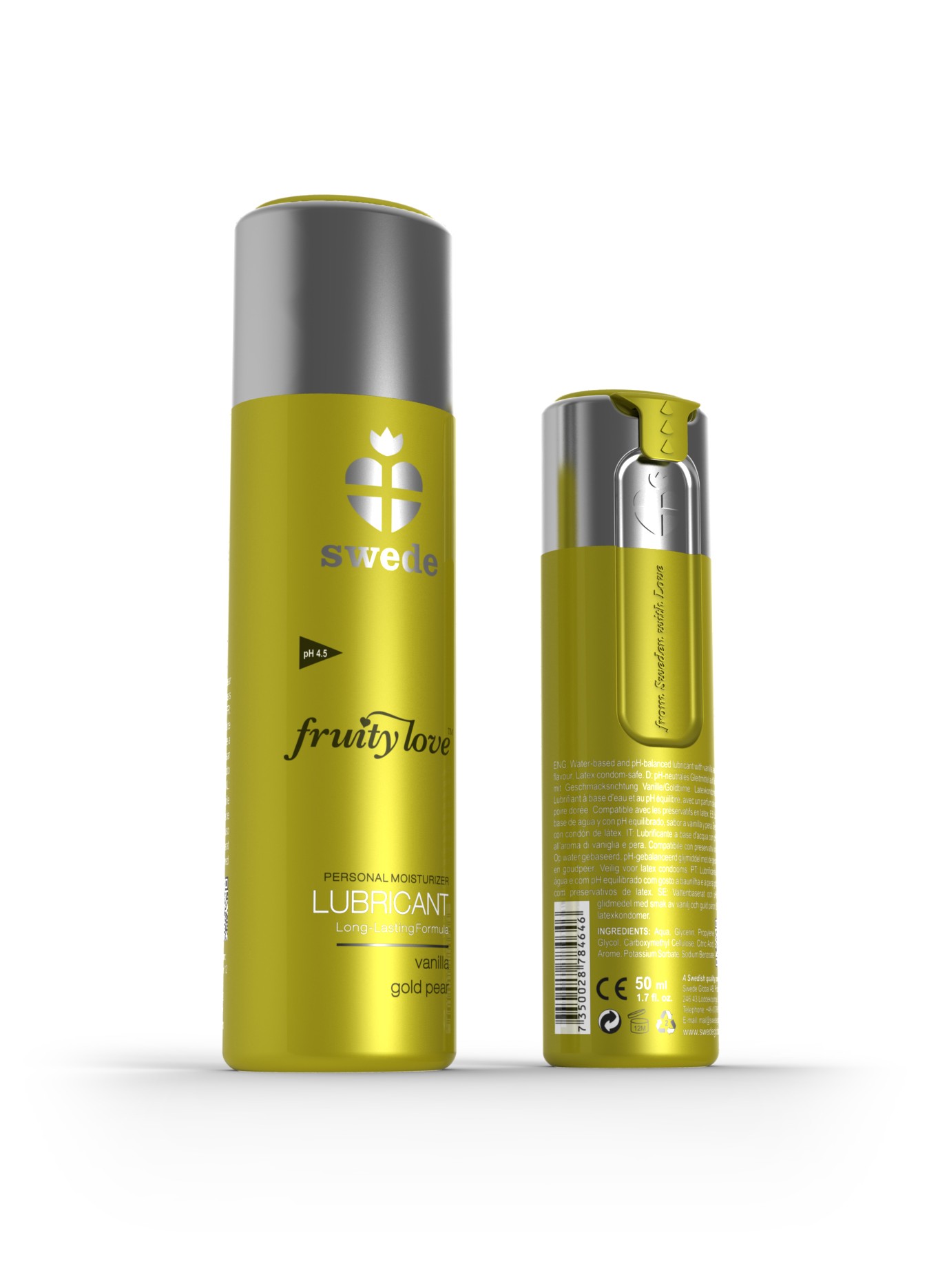 Lubrifiant vanille poire goûtable 100 ml - Swede – Image 2