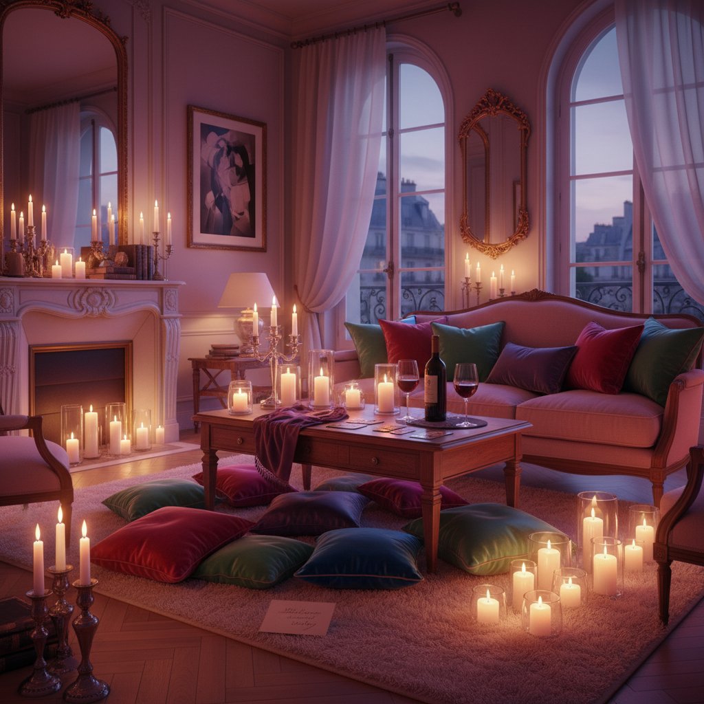 Ambiance soirée romantique action ou vérité couple idées