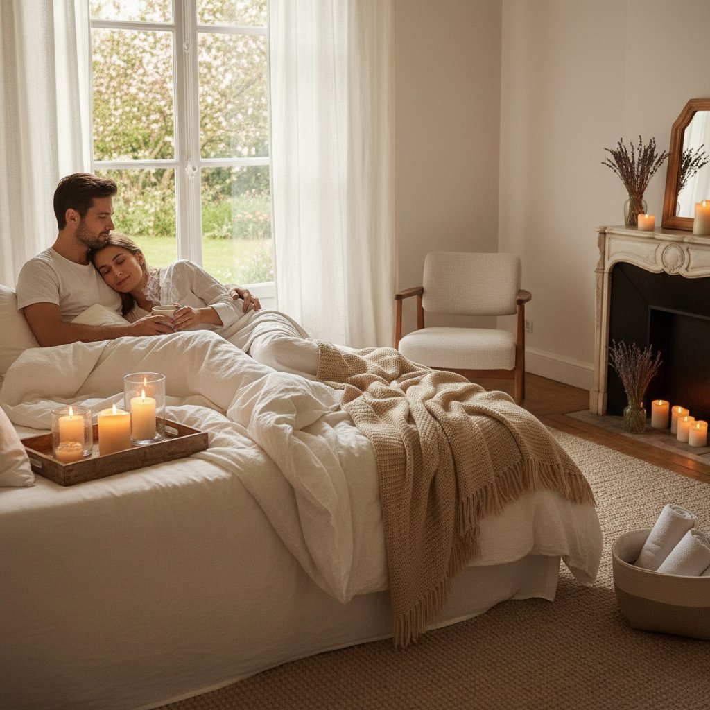 Aftercare couple - tendresse et réconfort après l'intimité
