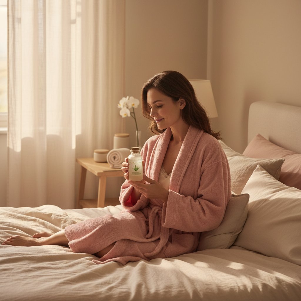 aloe vera lubrifiant intime bienfaits - serenite bien-etre feminin