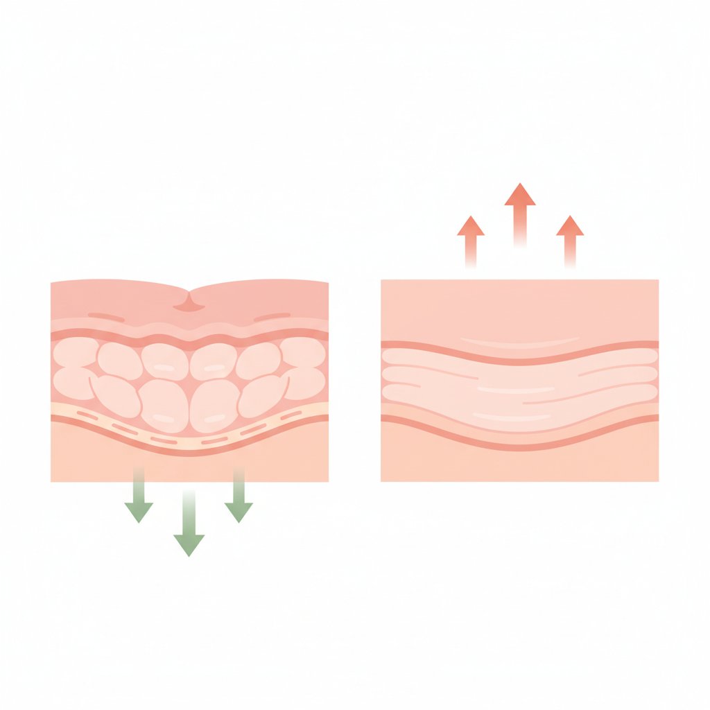 Atrophie vaginale menopause - schema anatomique des tissus