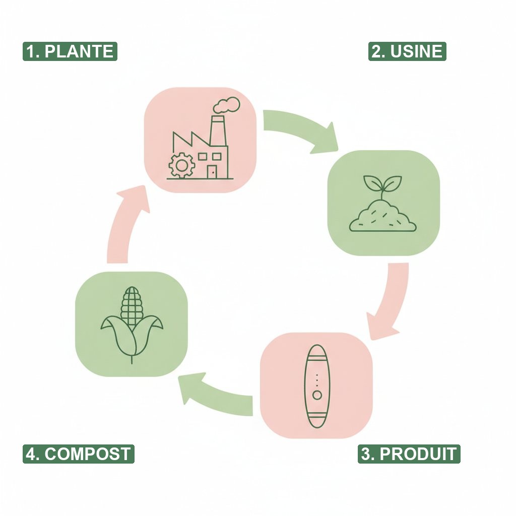 Bioplastique sextoy avenir écologique - cycle de vie complet