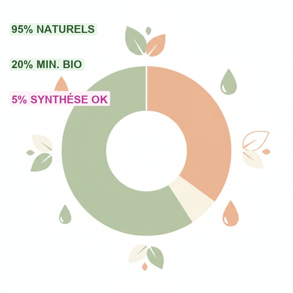 Label bio cosmetique intime certification - composition pourcentages ingredients naturels et bio