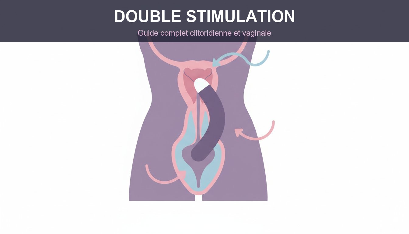 Double stimulation clitoridienne et vaginale guide - zones de plaisir