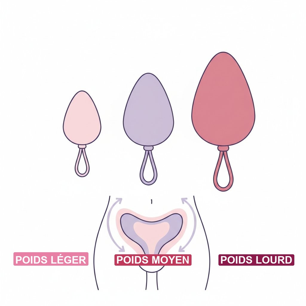 Exercices kegel plaisir féminin - boules de geisha accessoires progressifs