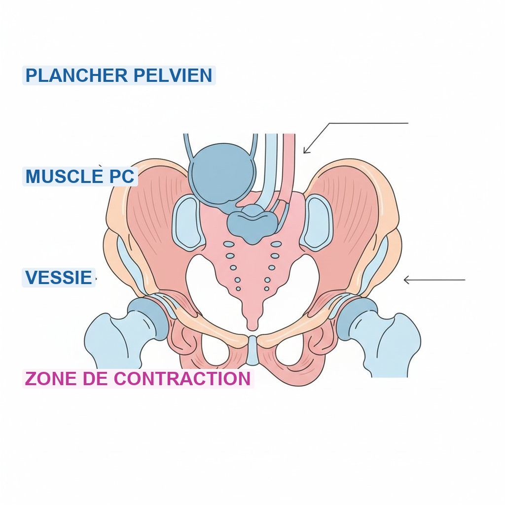 Exercices kegel homme - anatomie du plancher pelvien masculin