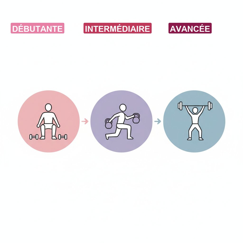 Exercices kegel plaisir féminin - progression des niveaux