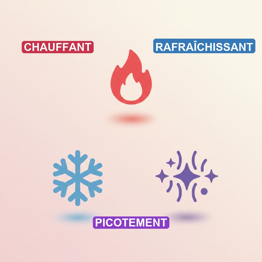 Lubrifiant stimulant femme - effets chauffant rafraichissant et picotement