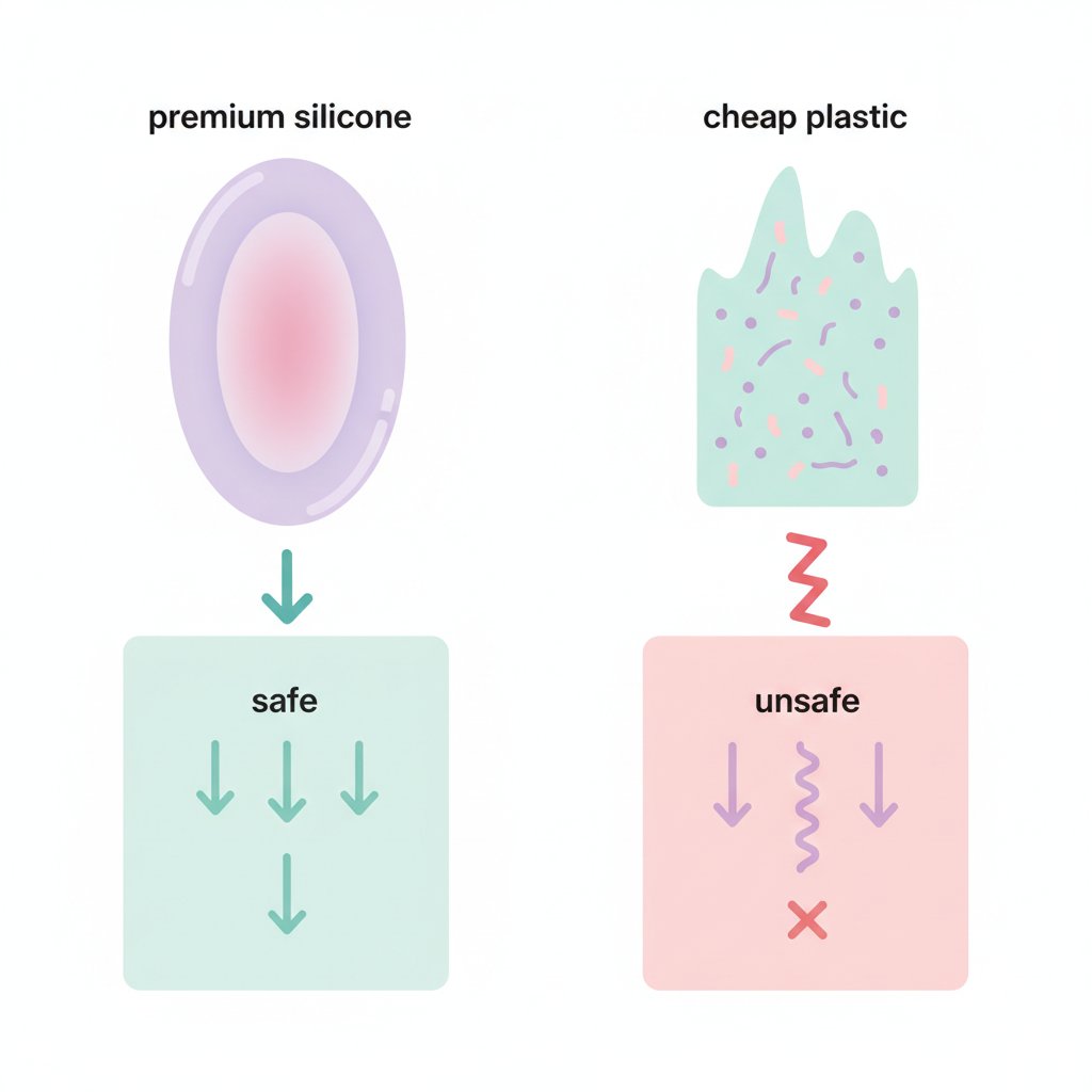 microplastiques sextoy risques sante - comparatif materiaux silicone vs plastique
