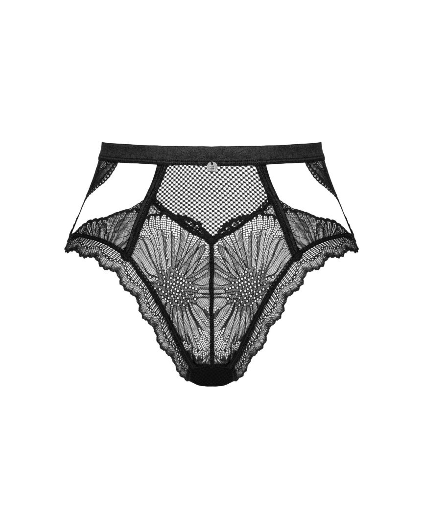 Culotte taille haute en dentelle florale - Obsessive – Image 11