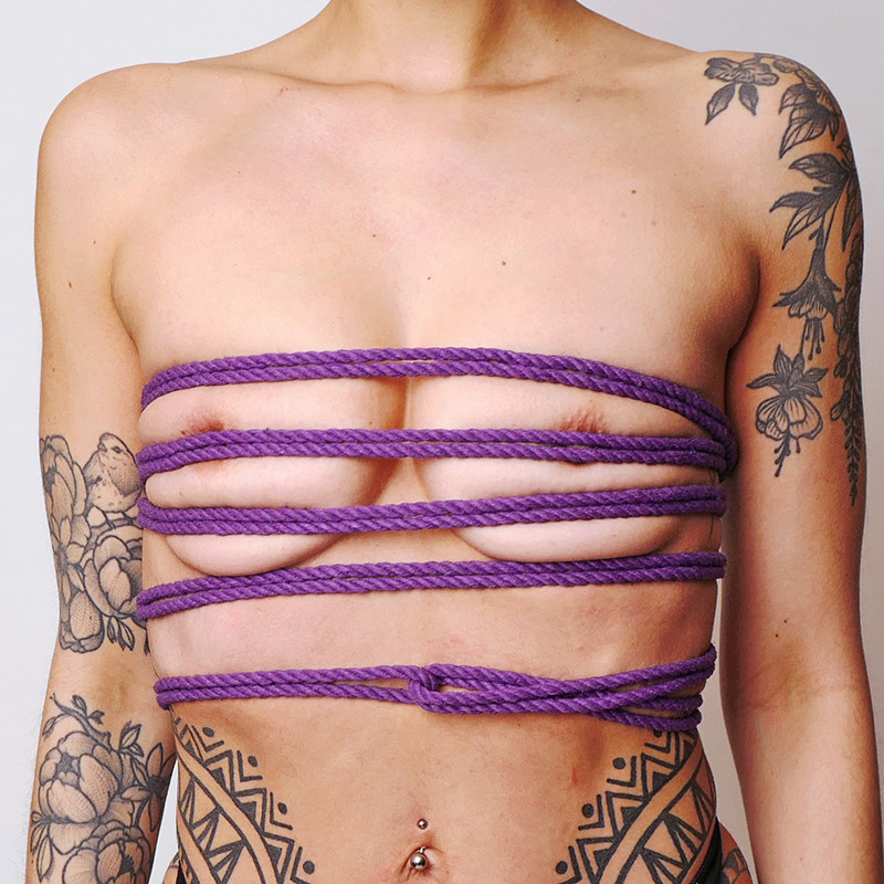 Corde de bondage en chanvre violette - The Sinners