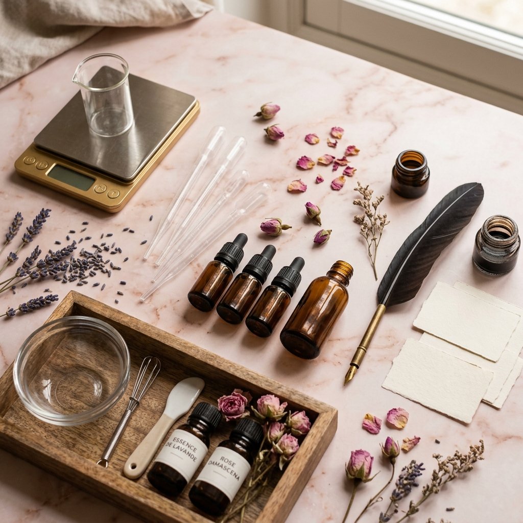Antioxydant vitamine E huile maison - kit DIY cosmétique balance pipette
