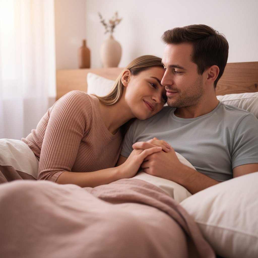 Couple silencieux briser tabous - main dans la main pour ouvrir le dialogue