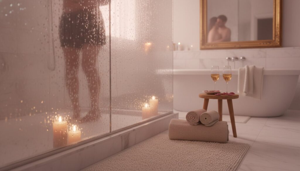 Douche couple silencieuse : le rituel intime qui ravive la complicité