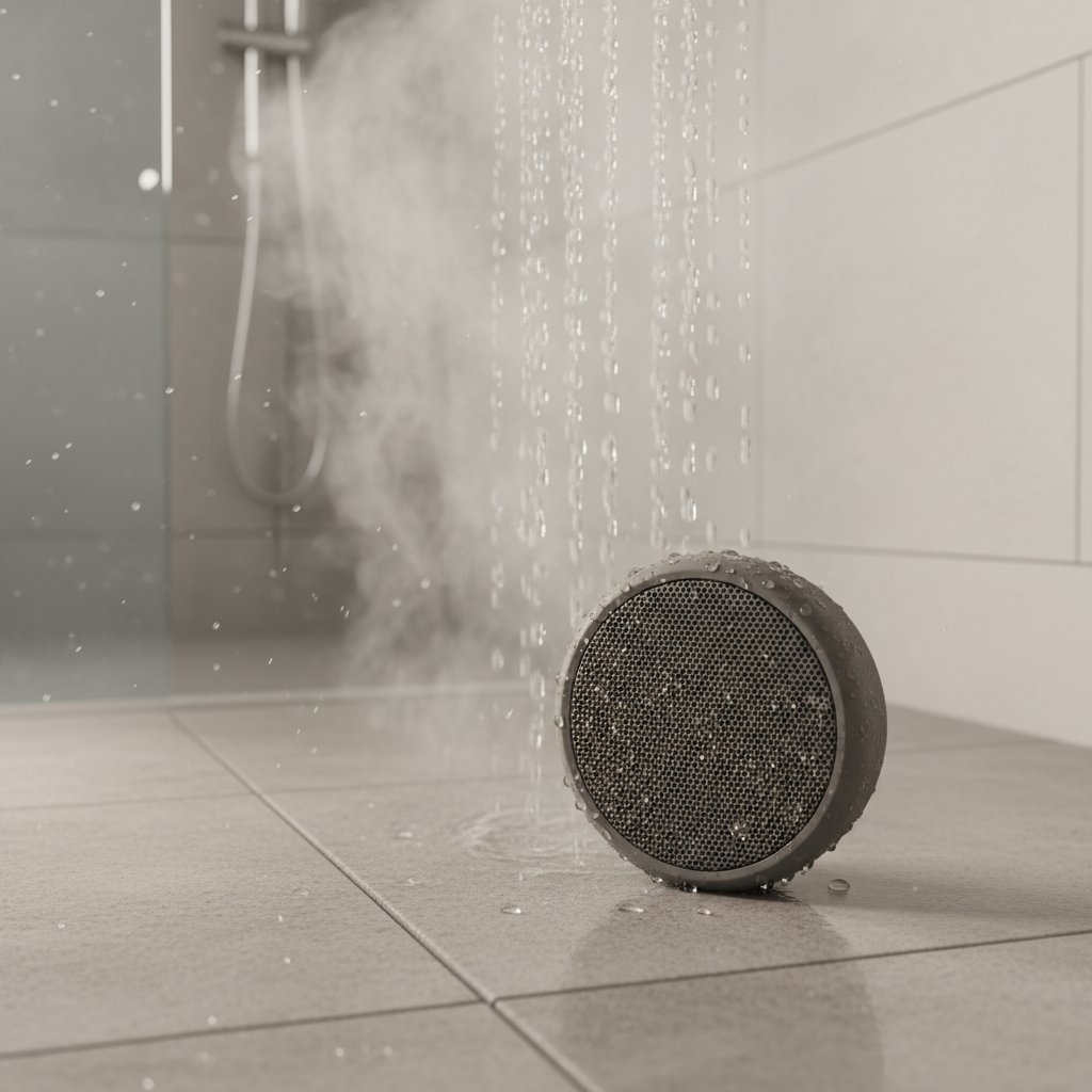 Enceinte étanche IPX7 waterproof sous la douche