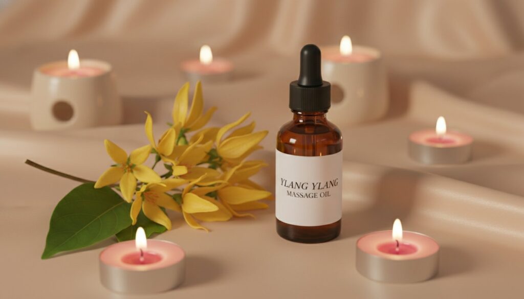 Huile essentielle ylang ylang massage couple : effets et rituel ultime