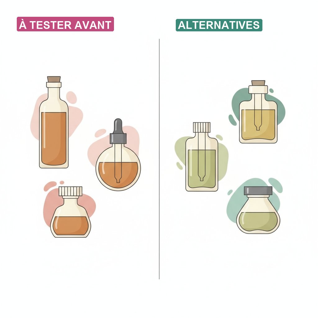 allergie huile vegetale zone intime gerer - huiles a tester alternatives