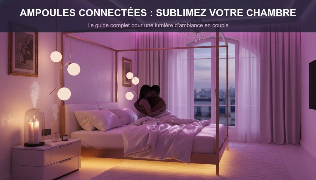 Lumière ambiance chambre couple : 5 réglages secrets d&rsquo;ampoules connectées pour des nuits sublimées